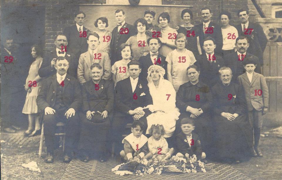 photo de mariage de mes grands parents  clay rufin et leroux octavie   mazingarbe
